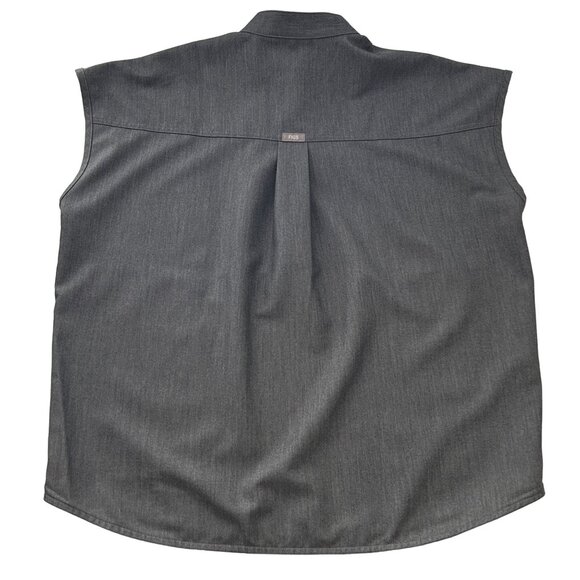 Figs Rafaela Womens Size Small Graphite Gray Cap Sleeve Oversized Scrub Top Boxy - Picture 2 of 10